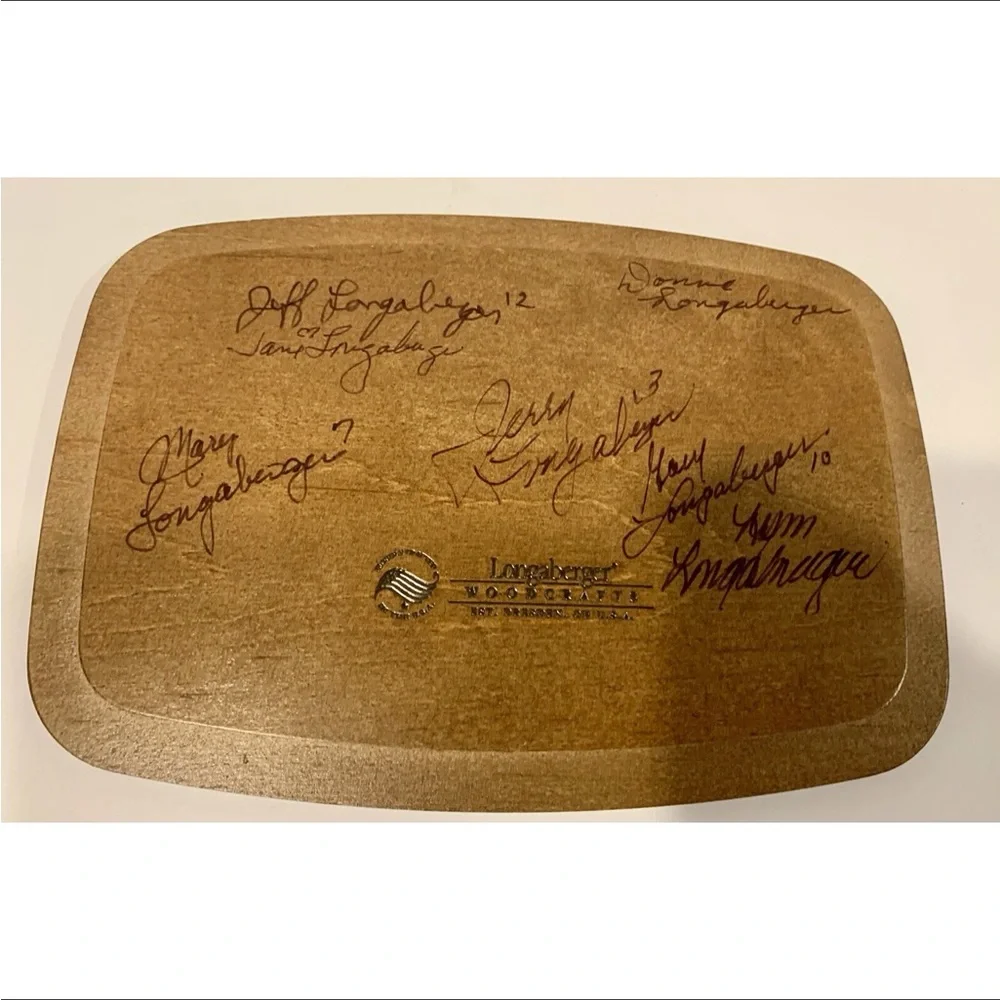 2015 Dresden Reunion Basket w Lid “Home is Where the Heart Is” Longaberger